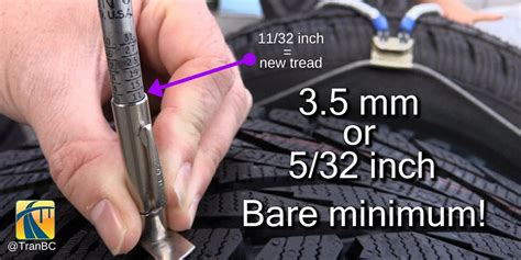 How to Measure Tire Tread Depth in 15 Seconds | TranBC