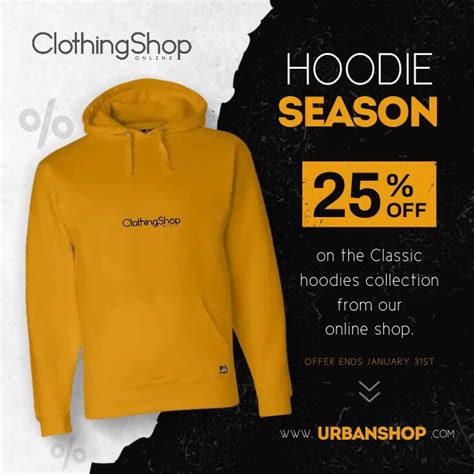 Hoodies Ad Instagram Image Template | PosterMyWall