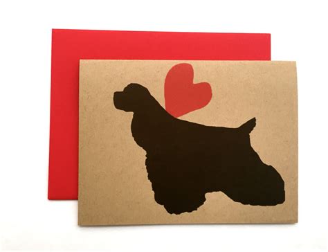 Cocker Spaniel Card Sets Thank You Cards Bulk Holiday Christmas Pack Valentines Day Gifts for ...