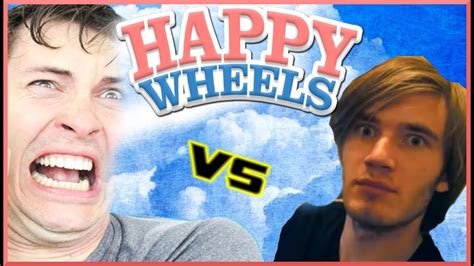 PEWDIEPIE VS TOBUSCUS - Happy Wheels! - YouTube