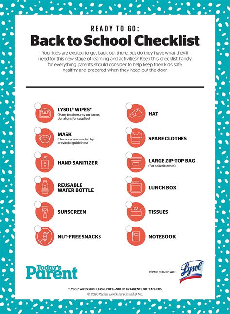 Get prepared with our back to school checklist - Today's Parent