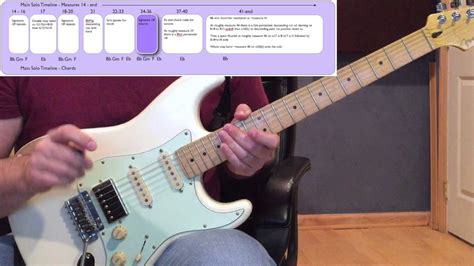 Purple Rain Guitar Solo Lesson by Dave DeWhitt - Part 3 of 3 - YouTube