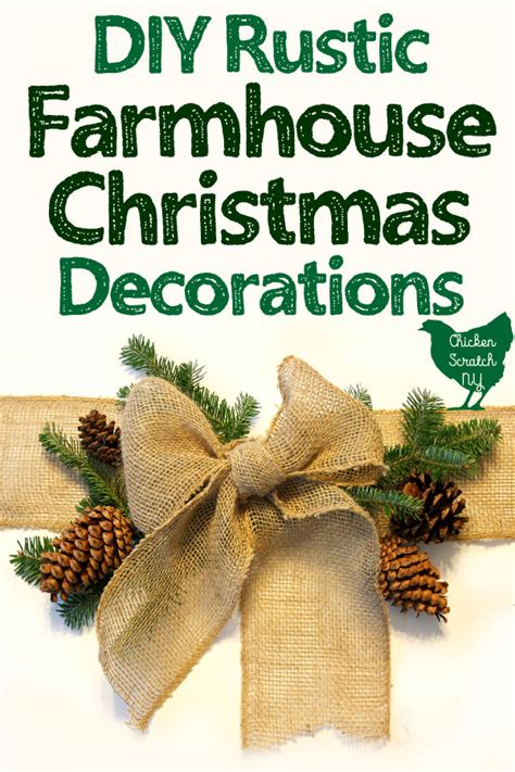 DIY Rustic Farmhouse Christmas Decor (Wreaths, Ornaments and more!)