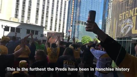 Fans Electrified After Historic Preds Win