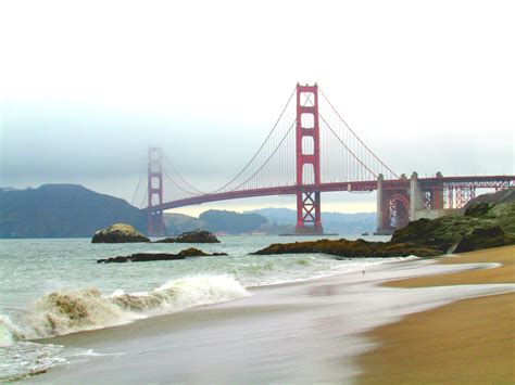 The Golden Gate from Baker Beach | photo Maria Steffy....my favorite spot | Vacation places ...