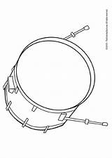 Kleurplaat Trommel Instrument Muziekinstrumenten Musikinstrument  sketch template