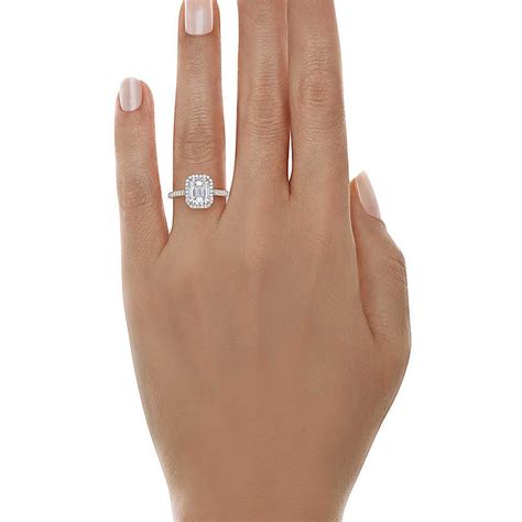 Tiffany Soleste Emerald Cut, diamond engagement ring, Tiffany & Co. Tiffany Engagement Ring ...