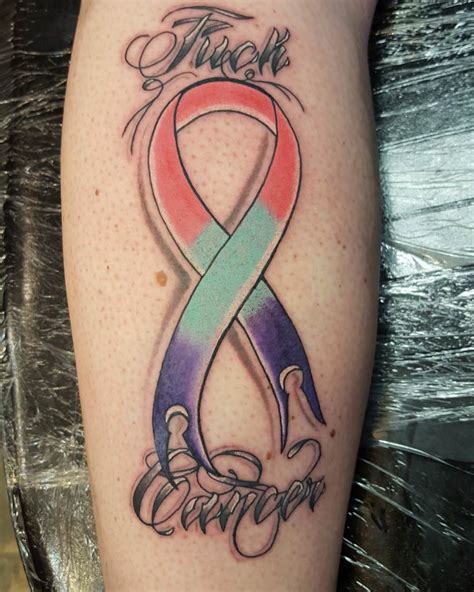 Details more than 65 liver cancer ribbon tattoo - in.cdgdbentre