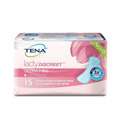 Absorvente Tena Lady Discreet Ultra Mini 15 unidades | Loja - TENA