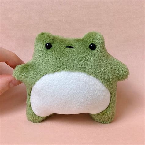 Mini Frog Plushie Kawaii Frog Plush Frog Decor Handmade - Etsy