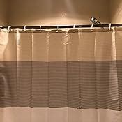 Amazon.com: SHE'S HOME Fabric Beige Shower Curtains for Bathroom Waterproof Textile，Striped ...