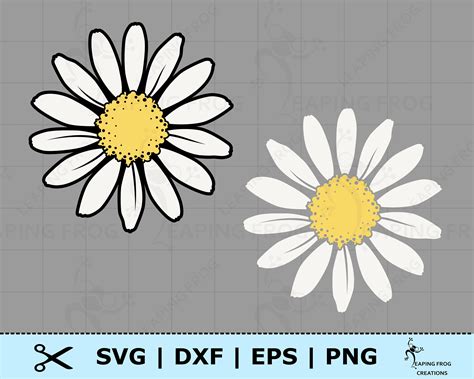 Daisy SVG. PNG. Flowers. Cricut Silhouette cut files | Etsy