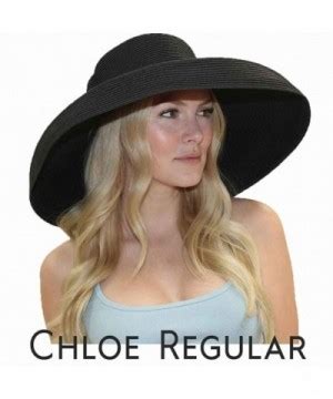 Chloe Wide Brim Derby Hat Women's Dress Sun Hat Fancy Tiffany Style (Regular- Black) CG11VWWBG2D