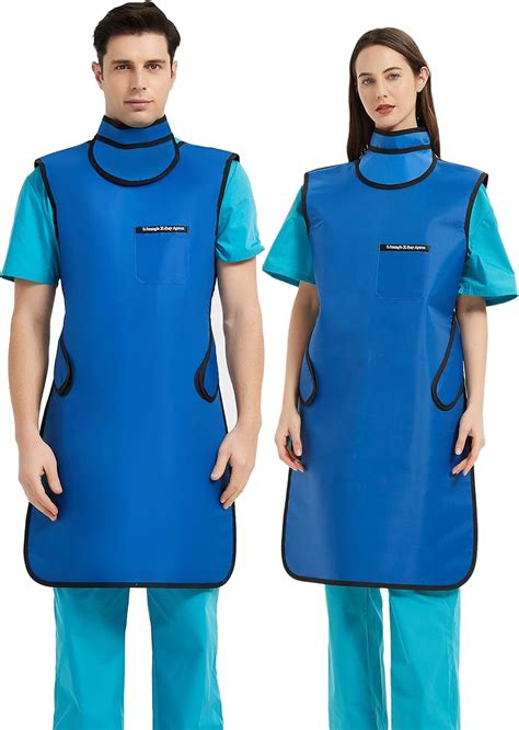 SHINRAY Unisex Adult 0.35Mmpb Lead Apron For Xray With Thyroid Shield Collar Muti Size, Dental ...