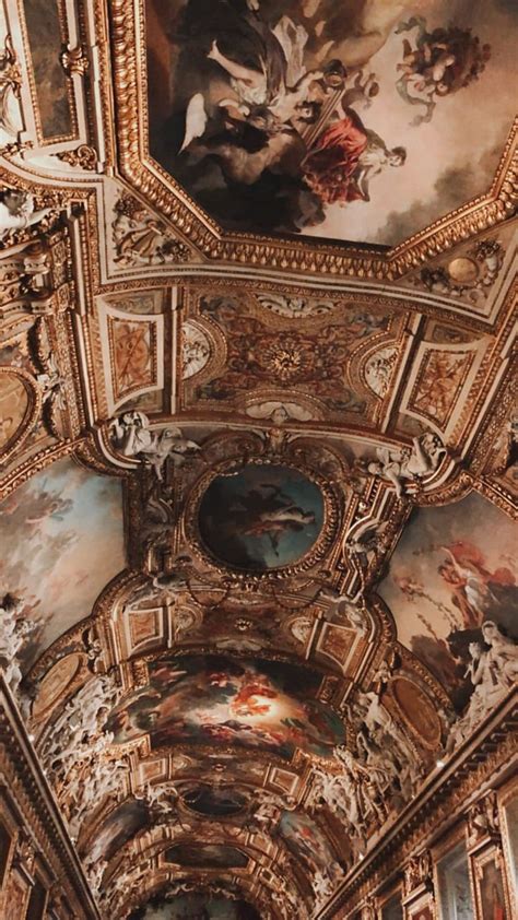 Louvre Museum Castle aesthetic Baroque architecture [] for your, Mobile ...