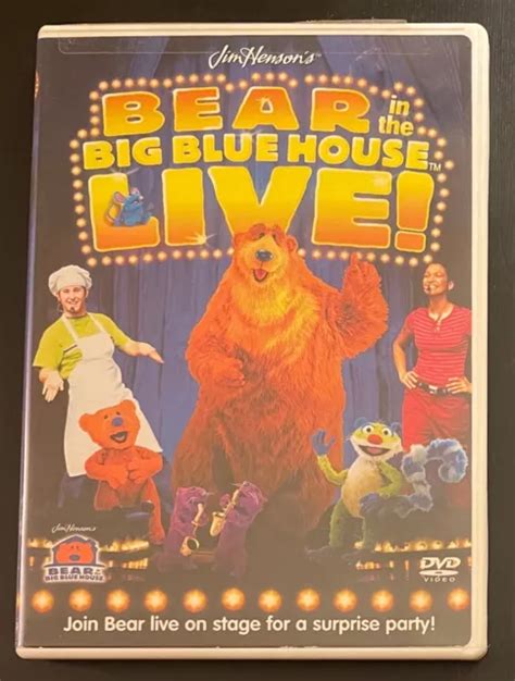 JIM HENSON'S - Bear In The Big Blue House - Live! - DVD - 2003 - With Insert $15.00 - PicClick