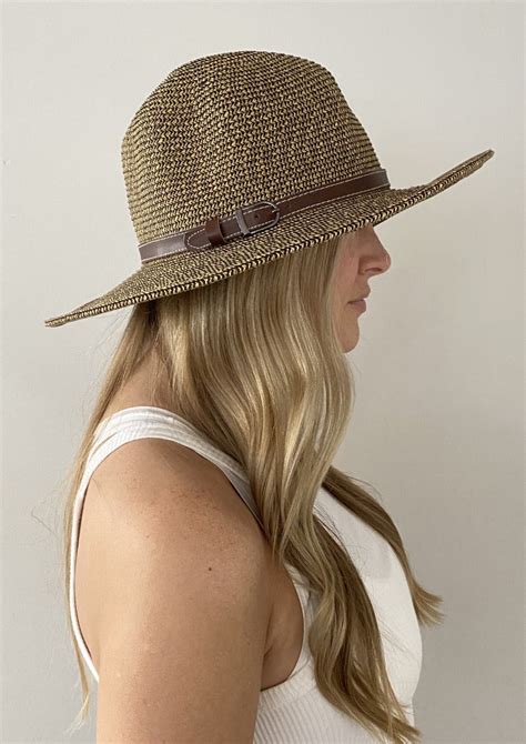 Johnny Fedora Hat For Women & Men Fits Big Heads Brown 3.25” Brim