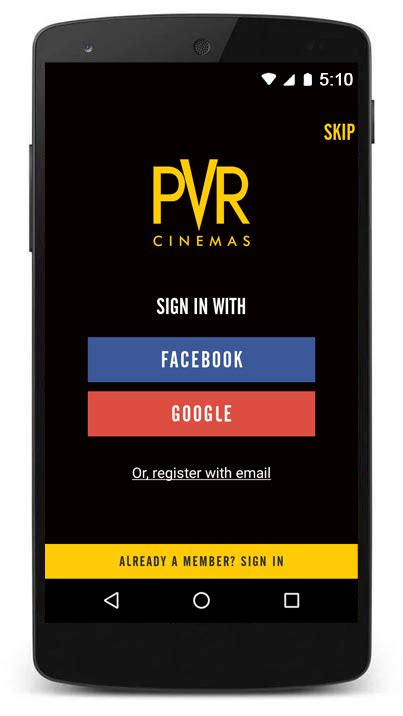 PVR Cinemas - Movie Tickets - Android Apps on Google Play