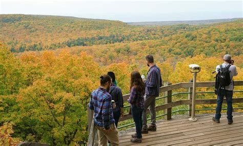 Summit Peak, Fall Colors, Porcupine Mountains – TakeMyTrip.com