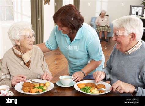 Food being served hi-res stock photography and images - Alamy