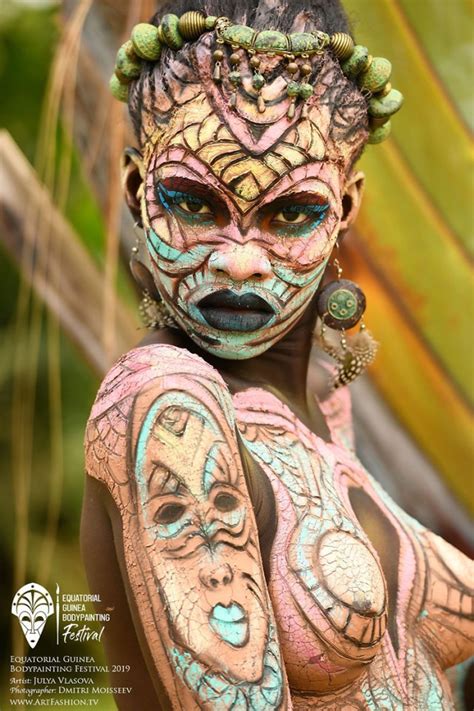 PICS: See Amazing Images From Equatorial Guinea's Body Painting Fest ...