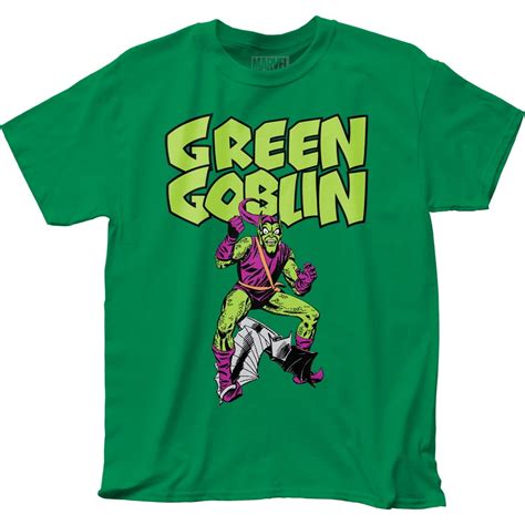 Green Goblin Marvel Comics Supervillain Comic Books Adult T-Shirt Tee - Walmart.com