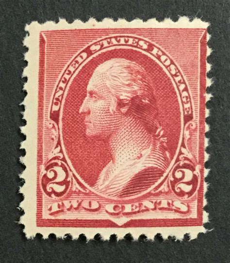 MOMEN: US #220a ONE HAT MINT OG NH POST OFFICE FRESH #30074 / HipStamp