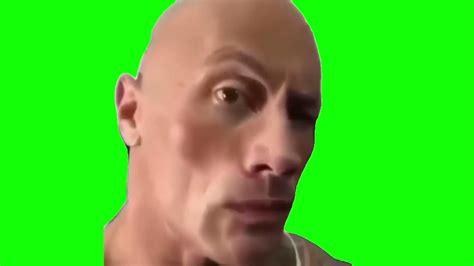 *The Rock Eyebrow Meme Green Screen* - YouTube