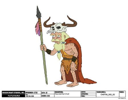 Neanderthal chief - The Infosphere, the Futurama Wiki