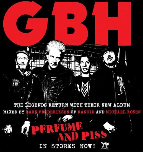 | GBH – Punk Rocking For Over 30 Years | Punk rock, Punk, Psychobilly