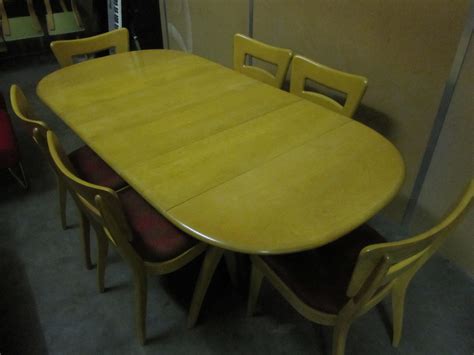 PEDESTAL EXTENSION DINING TABLE : DINING TABLE - ANTIQUE INDUSTRIAL TABLE