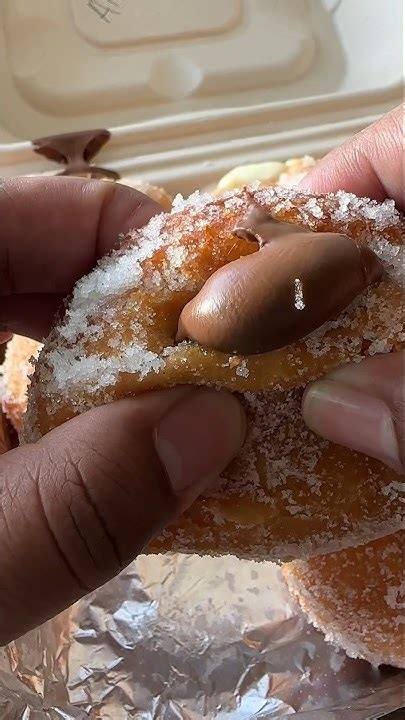 MALASADAS (Portuguese Doughnuts) Nutella, Cream Cheese and Custard flavors 😍 #shortsviral # ...