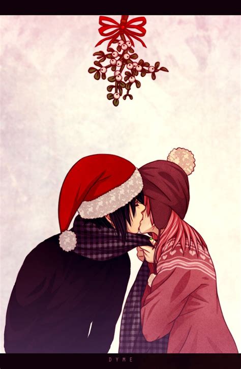 Anime Xmas Couples Wallpapers - Wallpaper Cave