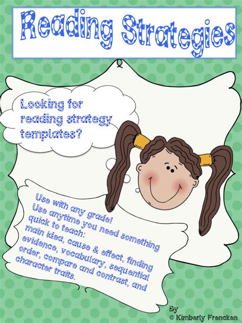 Reading Skills Templates | Reading skills, Reading strategies, Reading resources