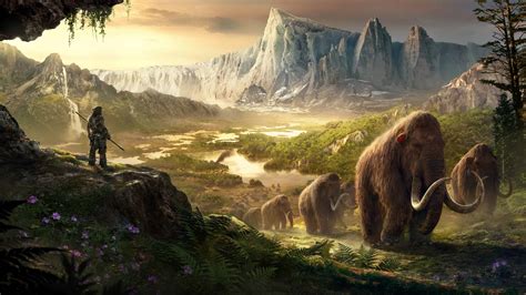 Far Cry Primal Mammoths UHD 4K Wallpaper | Pixelz