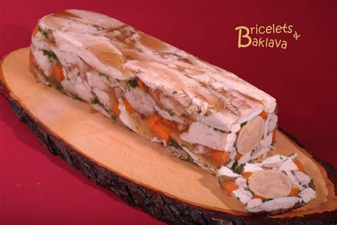 Terrine de poulet en gelée au foie gras - Bricelet & Baklava