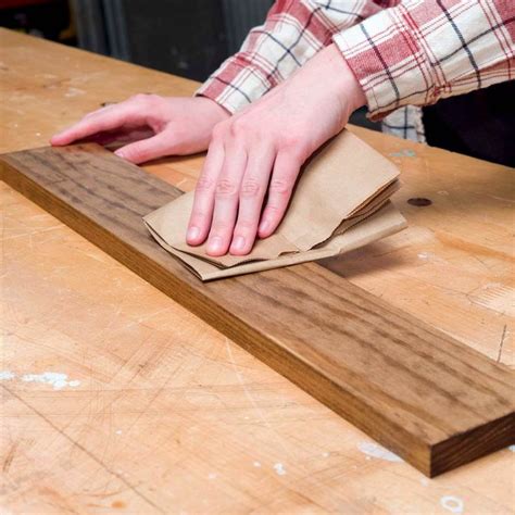 Brown Paper Bag Finishing Trick You can always make the finish smooth by rubbing with fine ...