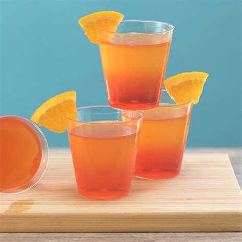 Tequila Sunrise Jello Shots Cocktail Recipe