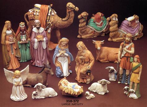 Ceramic Nativity Set To Paint - PAINT CFR