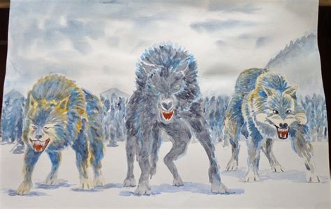 Wolf Pack Painting at PaintingValley.com | Explore collection of Wolf Pack Painting