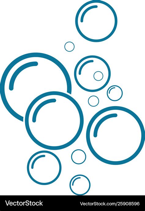 Bubble water Royalty Free Vector Image - VectorStock