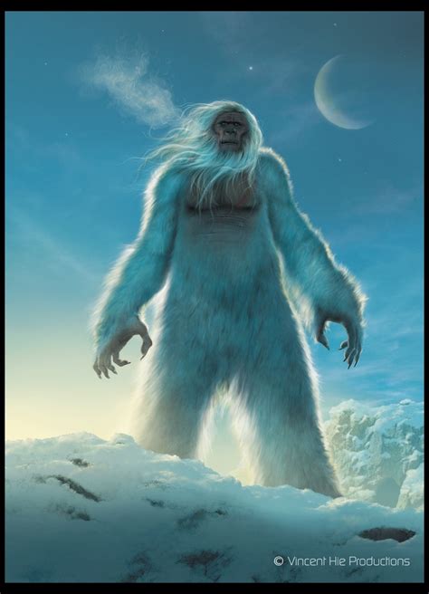 Vincent Hie Productions - Yeti | Yeti, Cryptozoology, Creatures