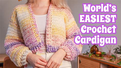 *EASY* Crochet Cardigan For Beginners | ANY SIZE/ LENGTH! | Using ...