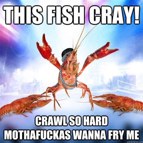 That fish cray!! | The funny, Crawfish season, Funny