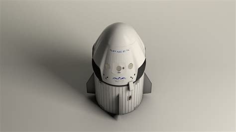 SpaceX Dragon 9.1 - 3D Model by renatodalle