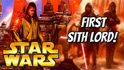 What Happened to The First Sith Lord Ajunta Pall | First Dark Lord of ...