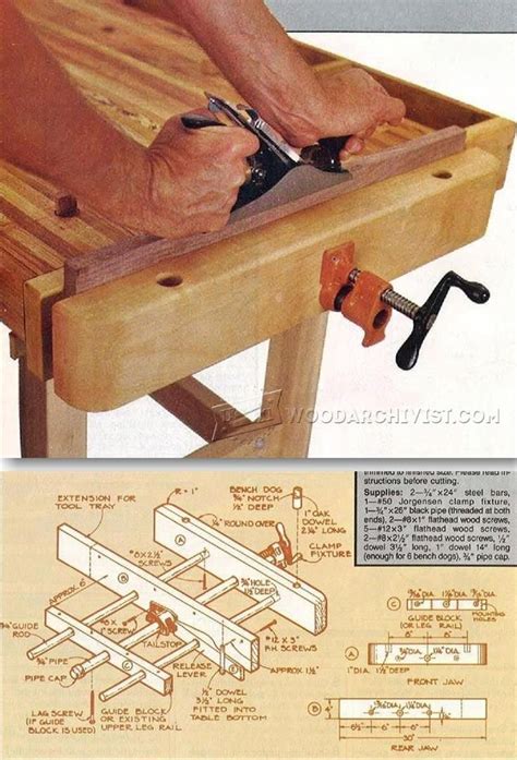 DIY Bench Vise - Workshop Solutions Projects, Tips and Tricks ... in ...