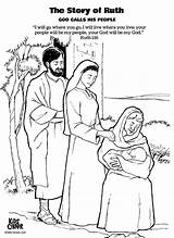 Free Bible Coloring Page The Story Of Ruth  coloring Pages sketch template