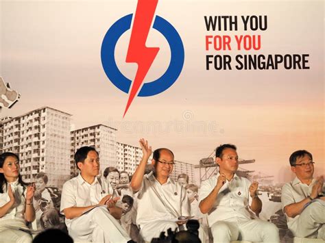 Singapore 2015 General Elections Rally Editorial Stock Image - Image of elections, singapore ...