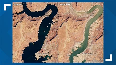 New NASA satellite images show Lake Powell's dry up over 5 years ...